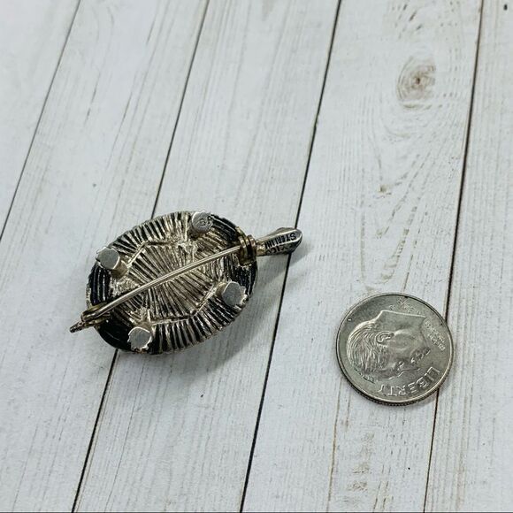 VTG Sterling Silver Turtle Brooch - Picture 3 of 4